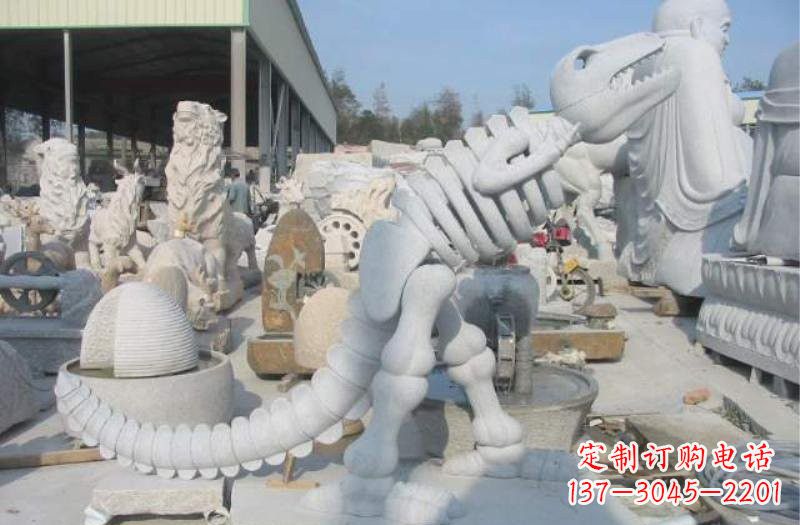 贵阳大理石恐龙石雕