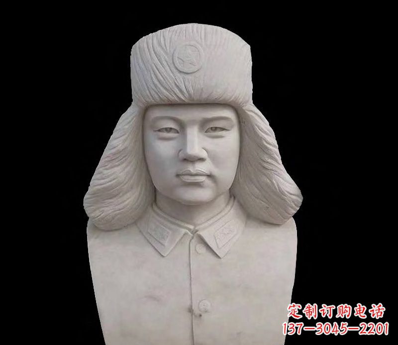 贵阳激励青年的雷锋石雕