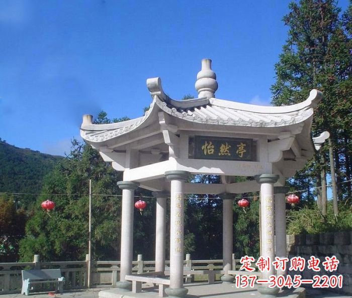 贵阳精美大理石凉亭雕塑