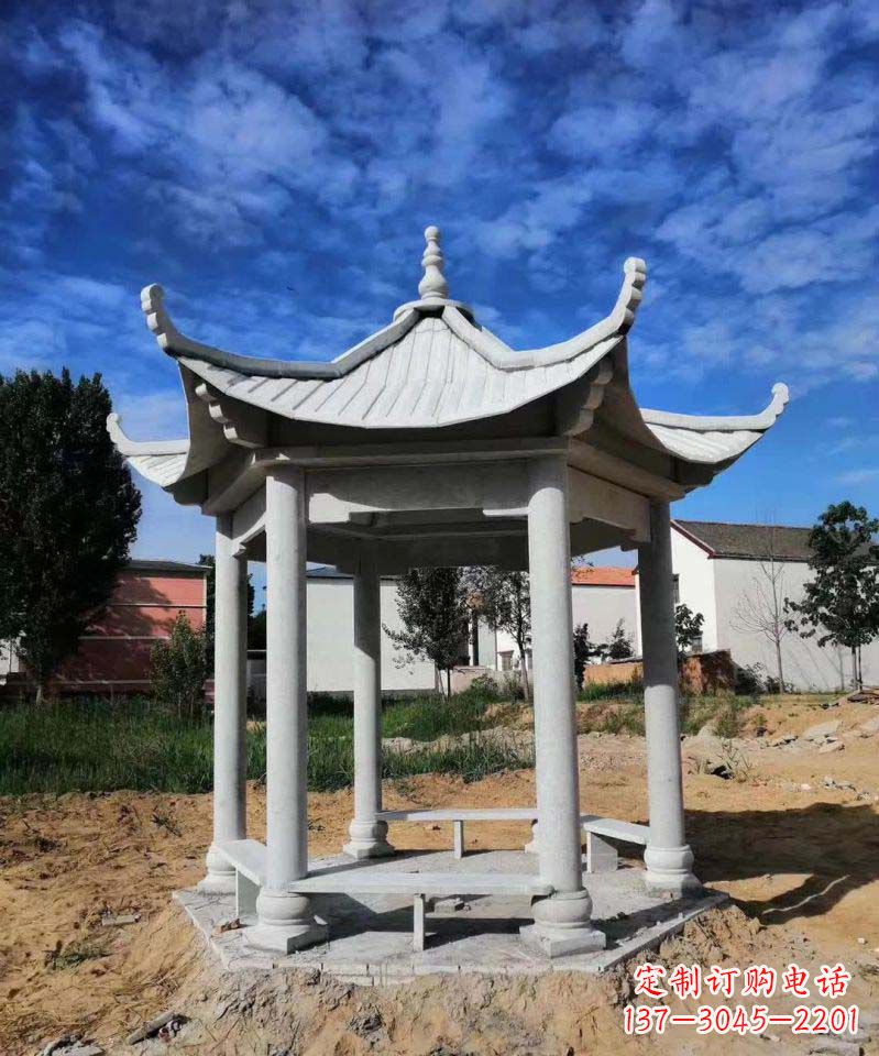 贵阳精美大理石凉亭雕塑