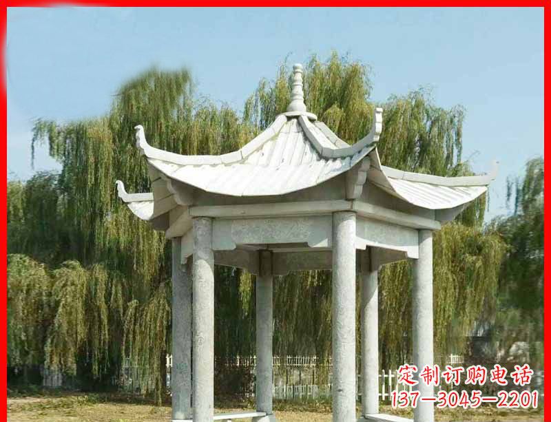 贵阳精美大理石凉亭雕塑