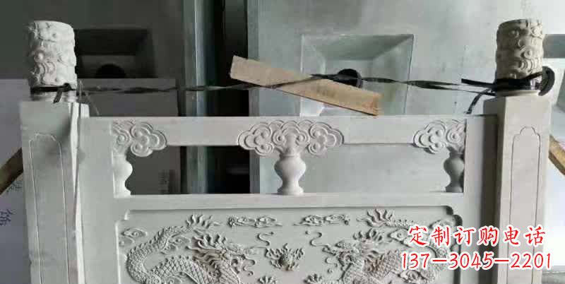 贵阳大理石龙浮雕栏板雕塑