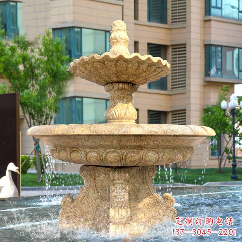 贵阳精美大理石喷泉雕塑