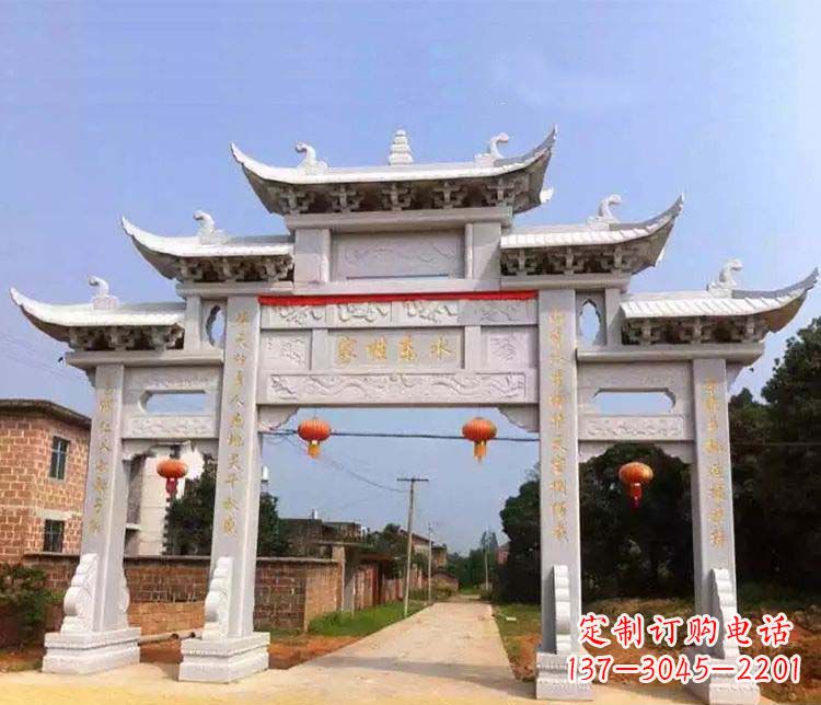贵阳大理石牌坊石雕