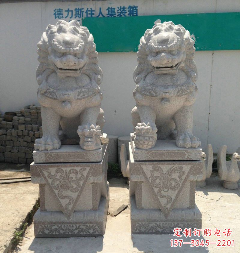 贵阳精致大理石狮子雕塑
