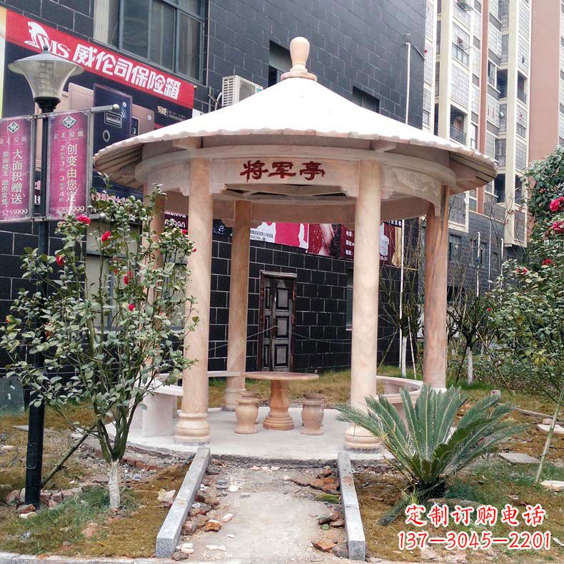 贵阳精美大理石凉亭雕塑