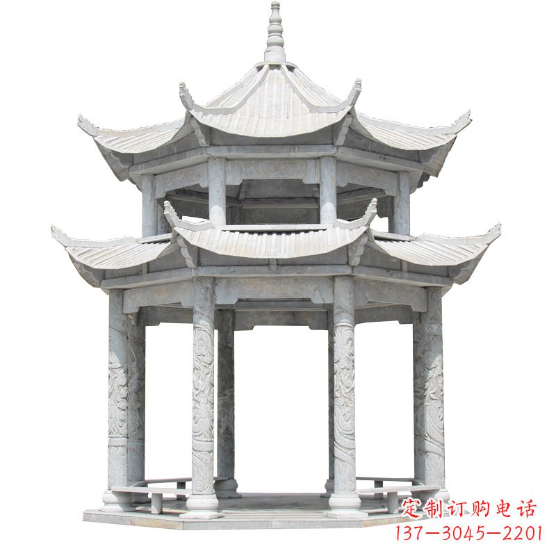 贵阳大理石古建凉亭雕塑