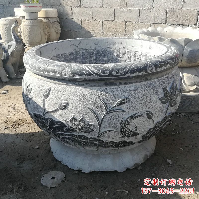 贵阳大理石水缸雕塑