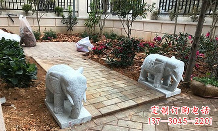 贵阳大理石小象石雕,让你的大好家园更加美丽