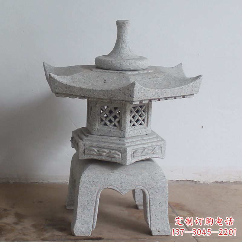 贵阳传统中式雕塑大理石石灯