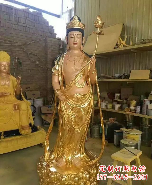 贵阳大势至菩萨铜雕