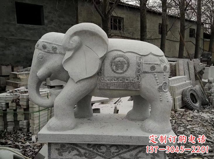 贵阳古典风格大象雕塑
