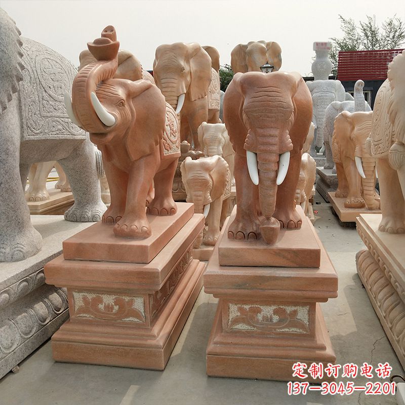 贵阳大象水缸石雕塑