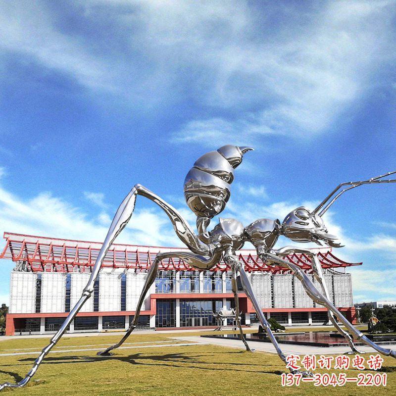 贵阳大型不锈钢蚂蚁雕塑精工制作,绵延传奇