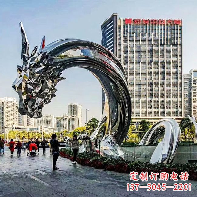 贵阳不锈钢创意动物雕塑