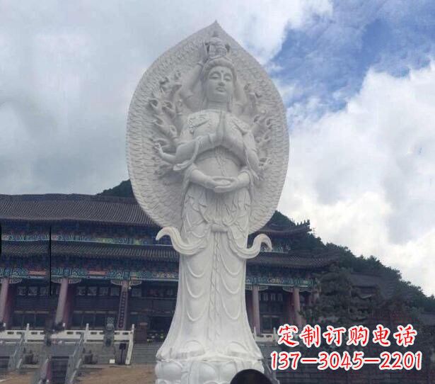 贵阳大型汉白玉观音雕像