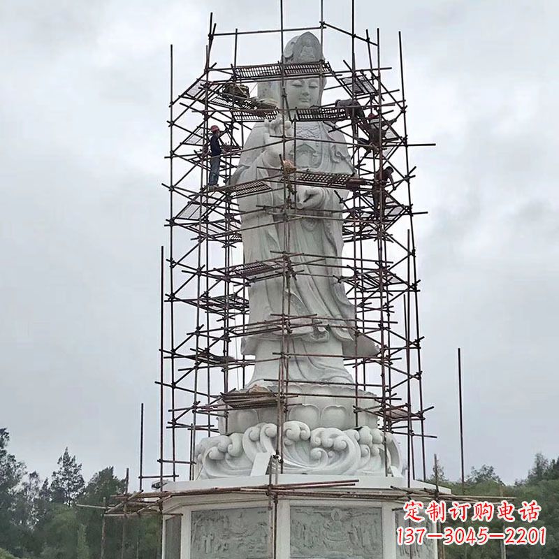 贵阳大型汉白玉观音菩萨石雕