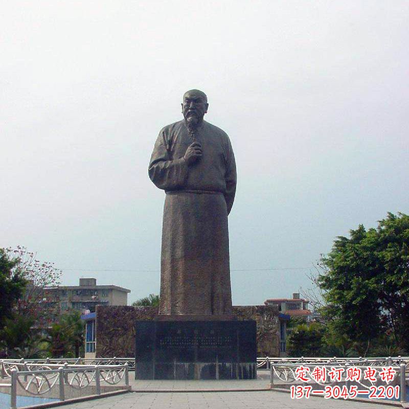 贵阳大型景区历史文化名人林则徐景观石雕像