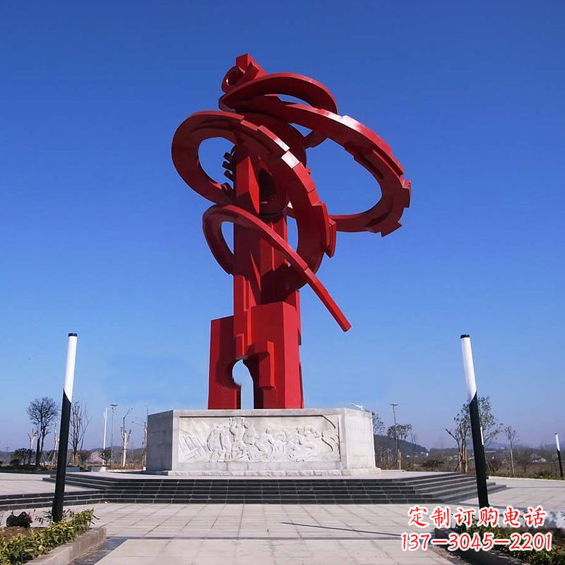 贵阳精美龙形不锈钢景观雕塑