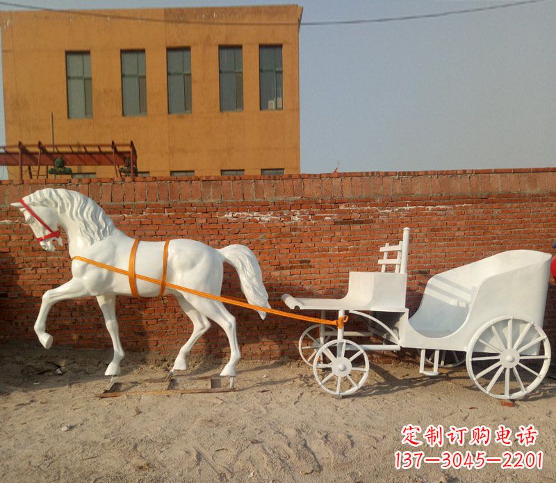 贵阳大型欧式马车动物铜雕塑
