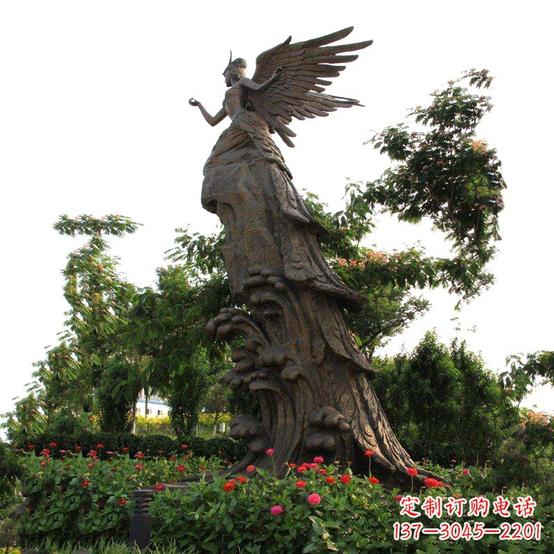 贵阳中领雕塑-神话传说中的精卫海景观雕塑