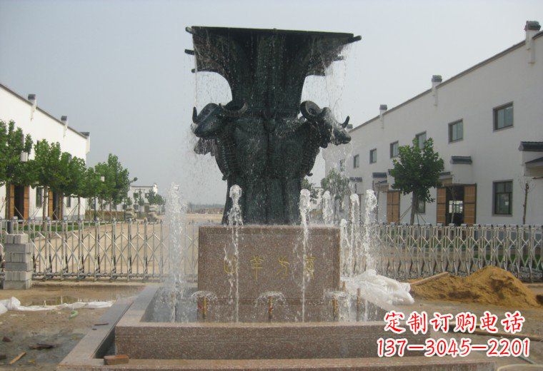 贵阳精美铜制喷泉雕塑