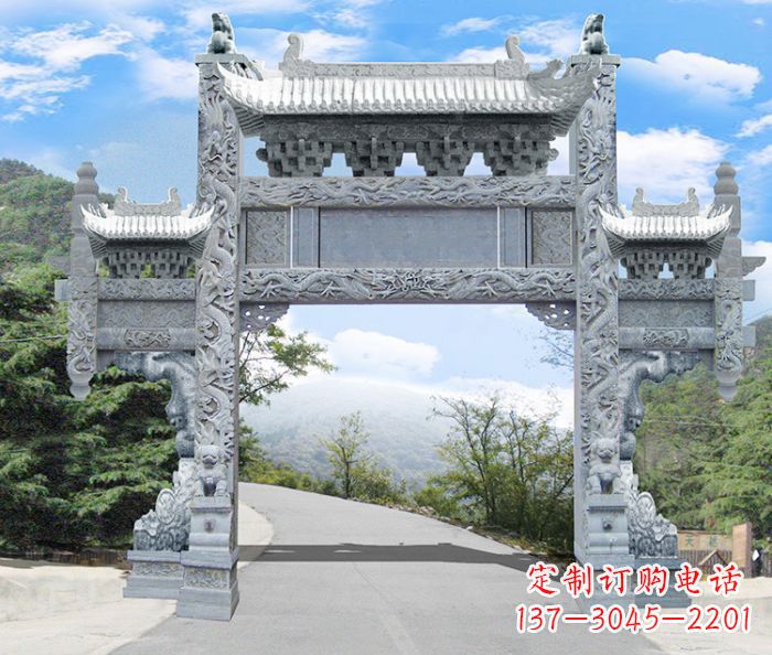 贵阳精美牌坊雕塑