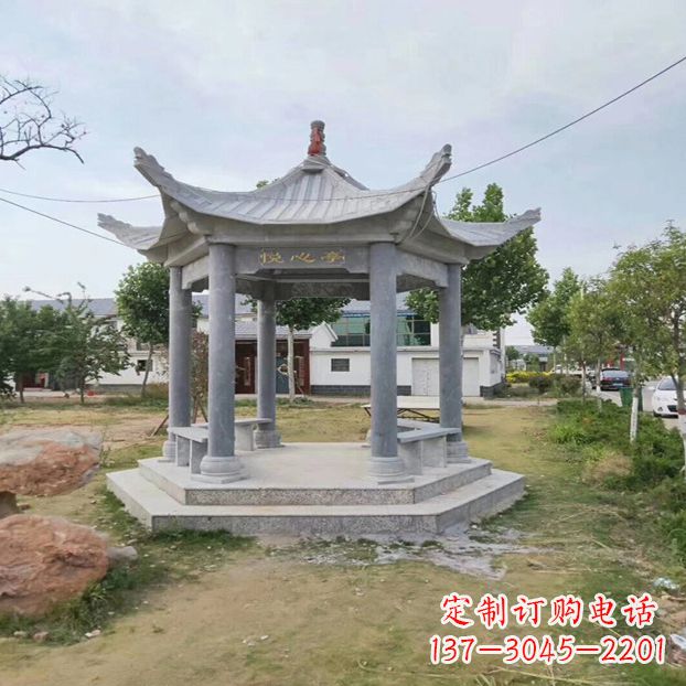 贵阳中领雕塑 | 六角石凉亭公园雕塑