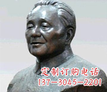 贵阳当代伟人邓小平铸铜胸像