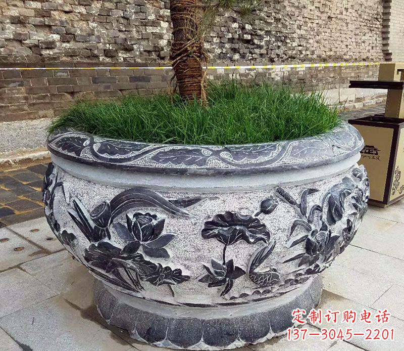 贵阳精美花盆雕塑,点亮你的道路景观