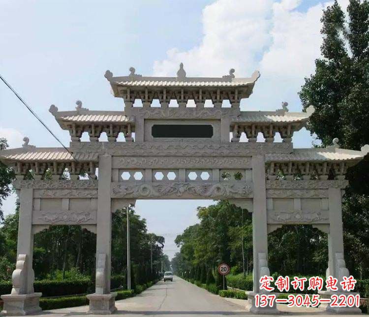 贵阳定制牌坊雕塑,传承中国传统文化