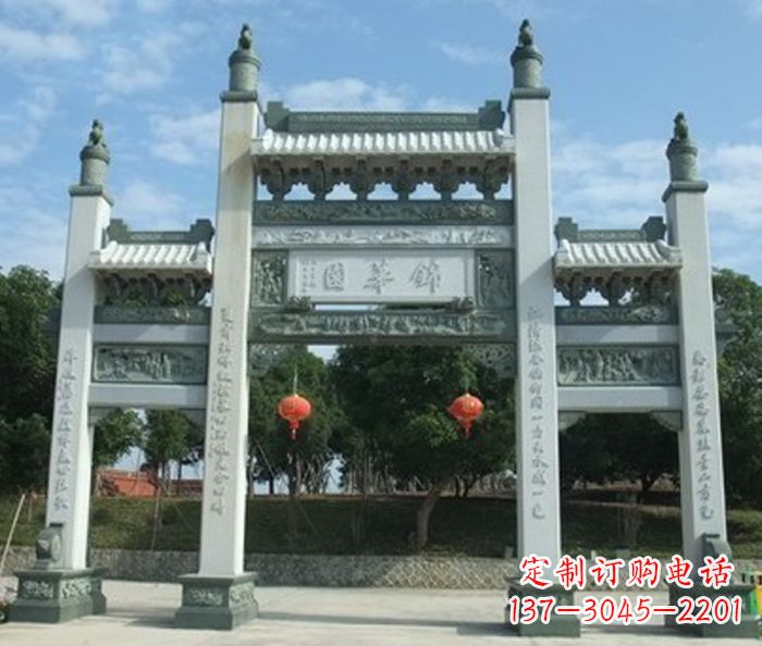 贵阳牌坊雕塑艺术品定制精品