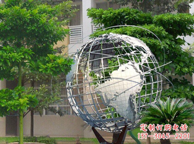 贵阳精美装饰的不锈钢地球雕塑