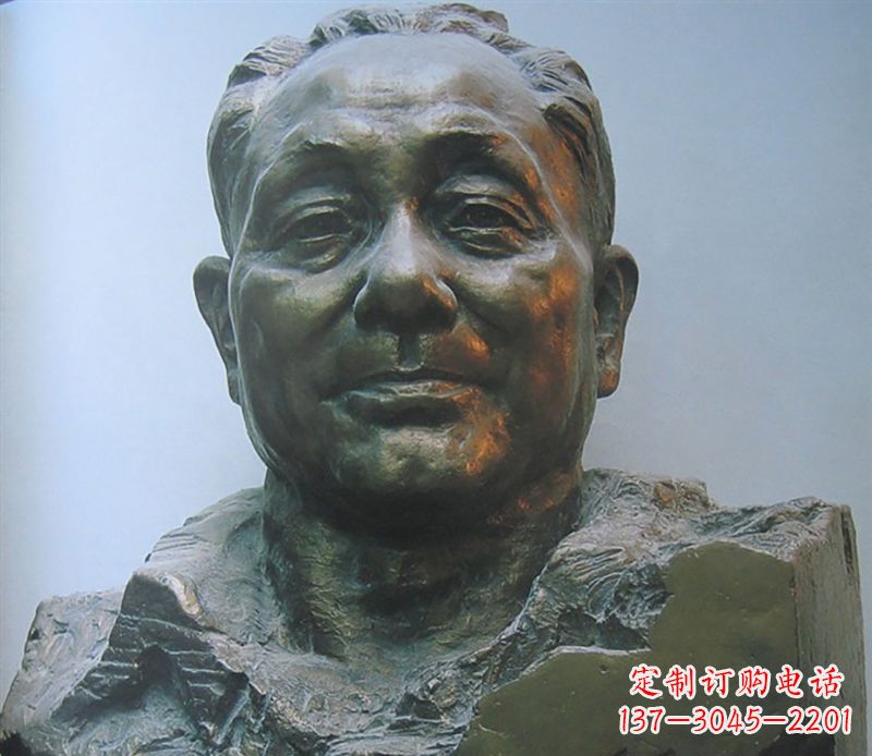贵阳邓小平铜伟人校园名人铜雕
