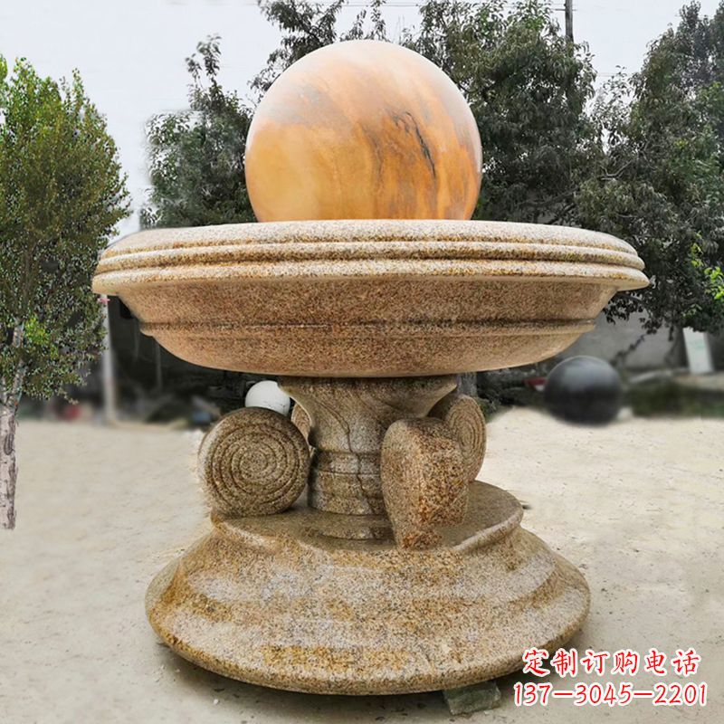 贵阳中领雕塑最具创意的电动风水球雕塑