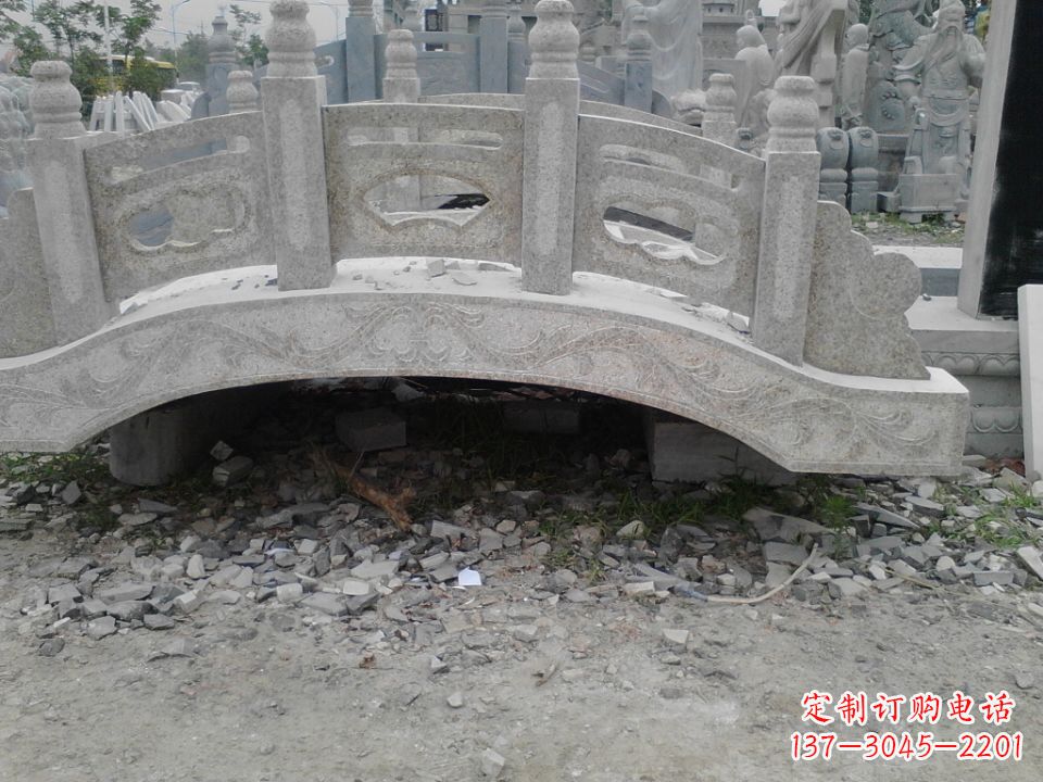 贵阳精美石桥雕塑,点缀庭园之美