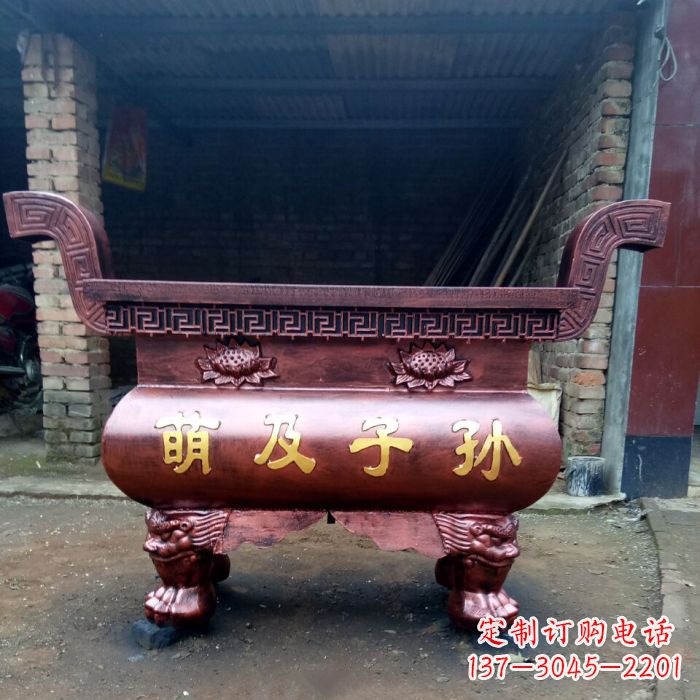 贵阳特色铜香炉雕塑