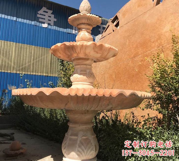 贵阳跌水盆喷泉石雕——精美的喷泉雕塑