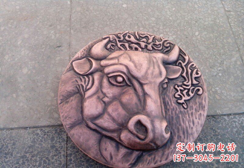 贵阳锻铜十二生肖兽首雕塑