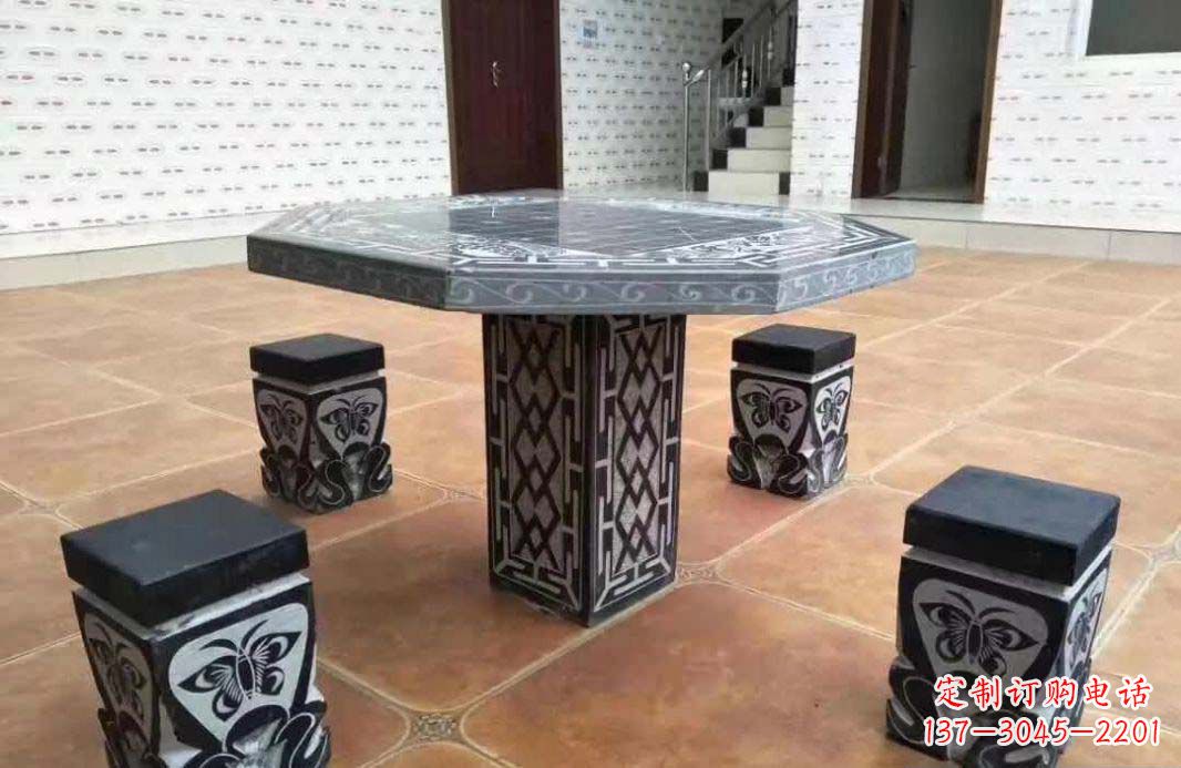 贵阳多边形仿古石桌凳