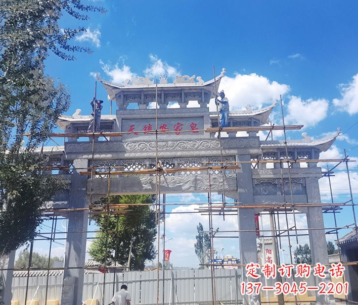 贵阳牌坊雕塑品质精湛、精致耐看