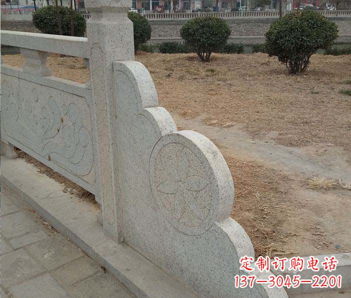 贵阳精美仿古护城河石雕栏板