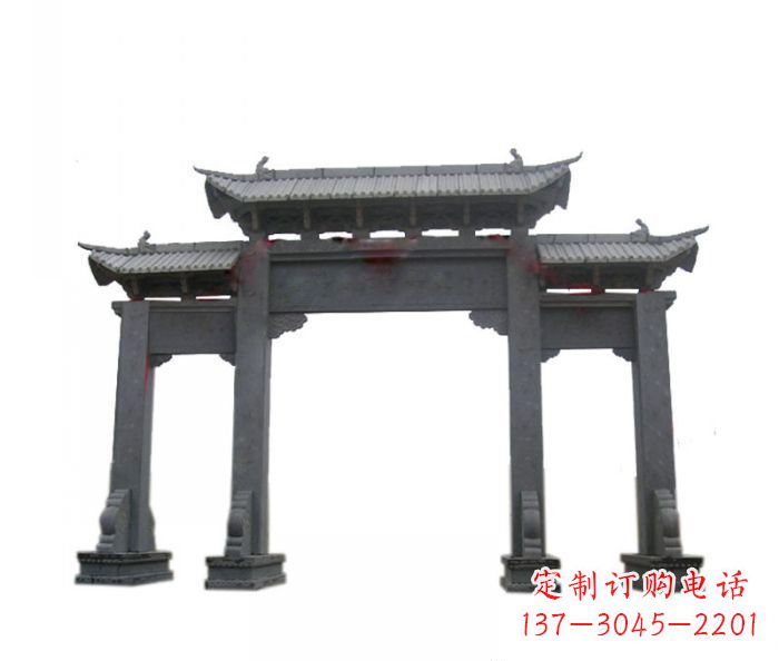 贵阳精美仿古牌坊石雕
