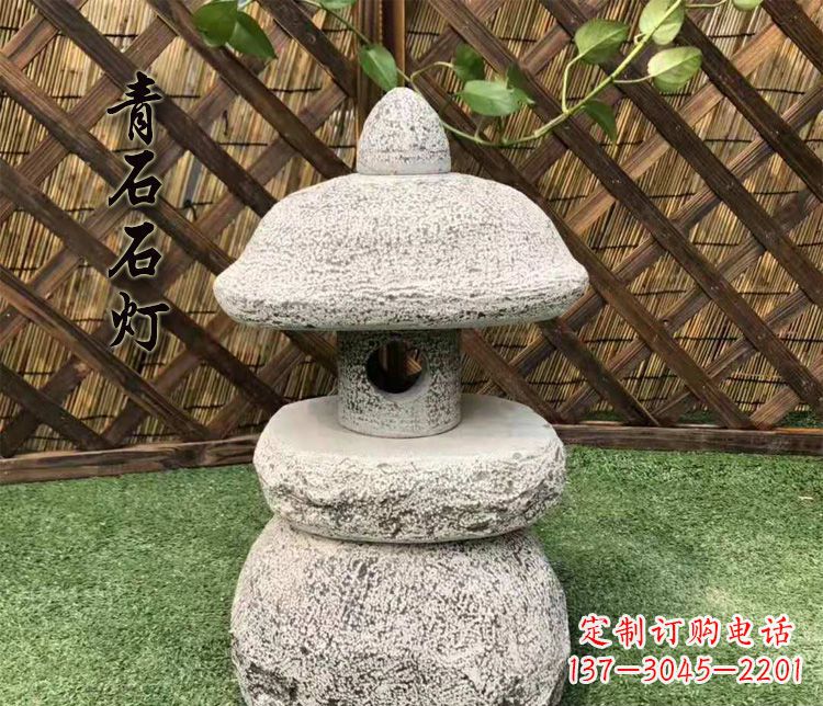 贵阳仿古石灯公园照明灯石雕