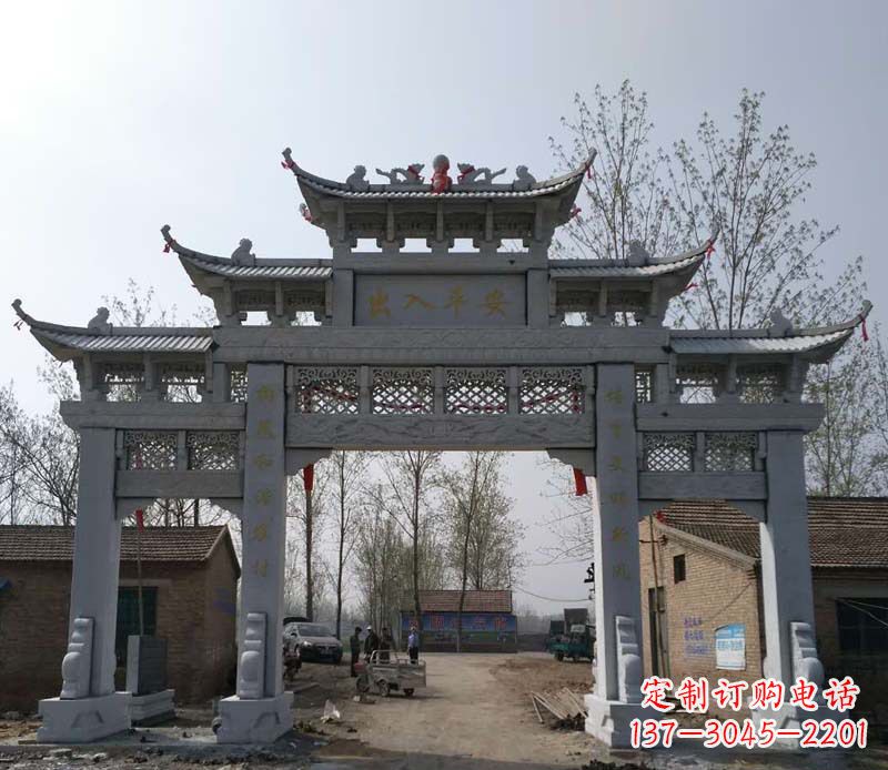 贵阳仿古石牌坊石雕