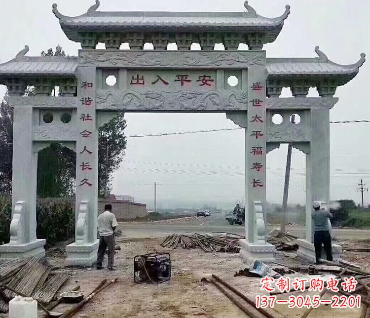 贵阳仿古石牌坊石雕