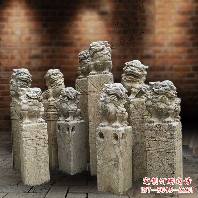 贵阳仿古栓马雕塑