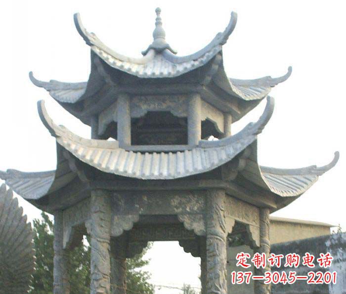 贵阳仿古双层石雕凉亭