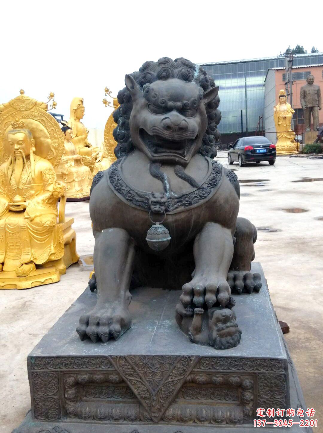 贵阳精美仿古铜狮子雕塑