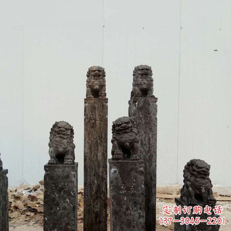 贵阳复古风格拴马桩雕塑